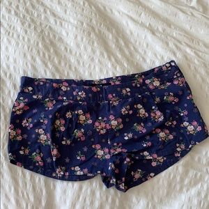 Floral Short Shorts